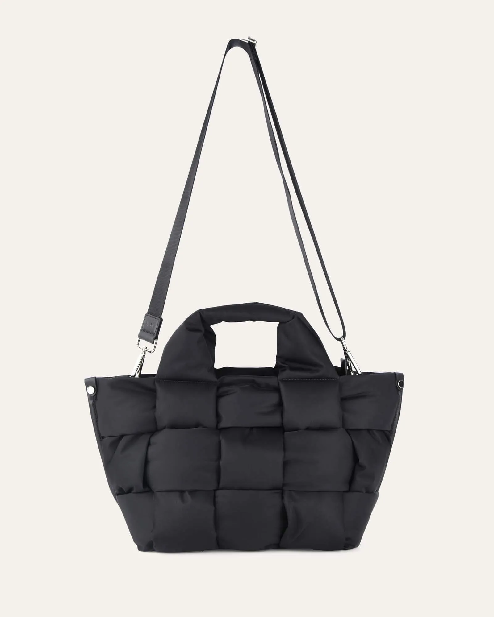 ALBI TOTE BAG BLACK RECYCLED NYLON