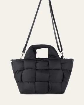 ALBI TOTE BAG BLACK RECYCLED NYLON