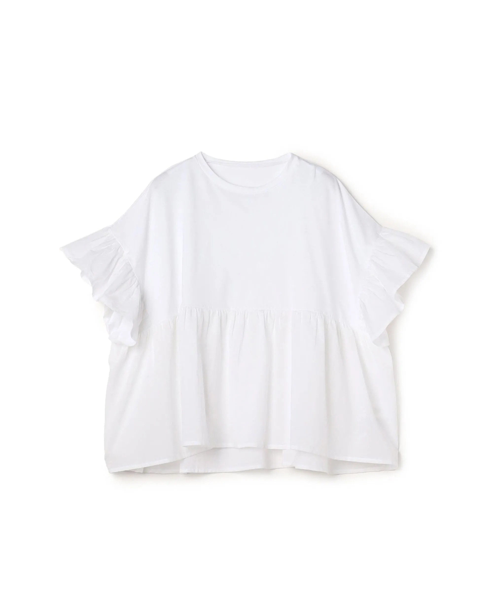 Ats Cotton Flare Blouse