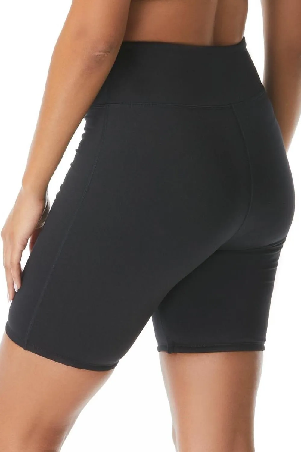 Beach House Pace High Waist Biker Short, Black (H47848)