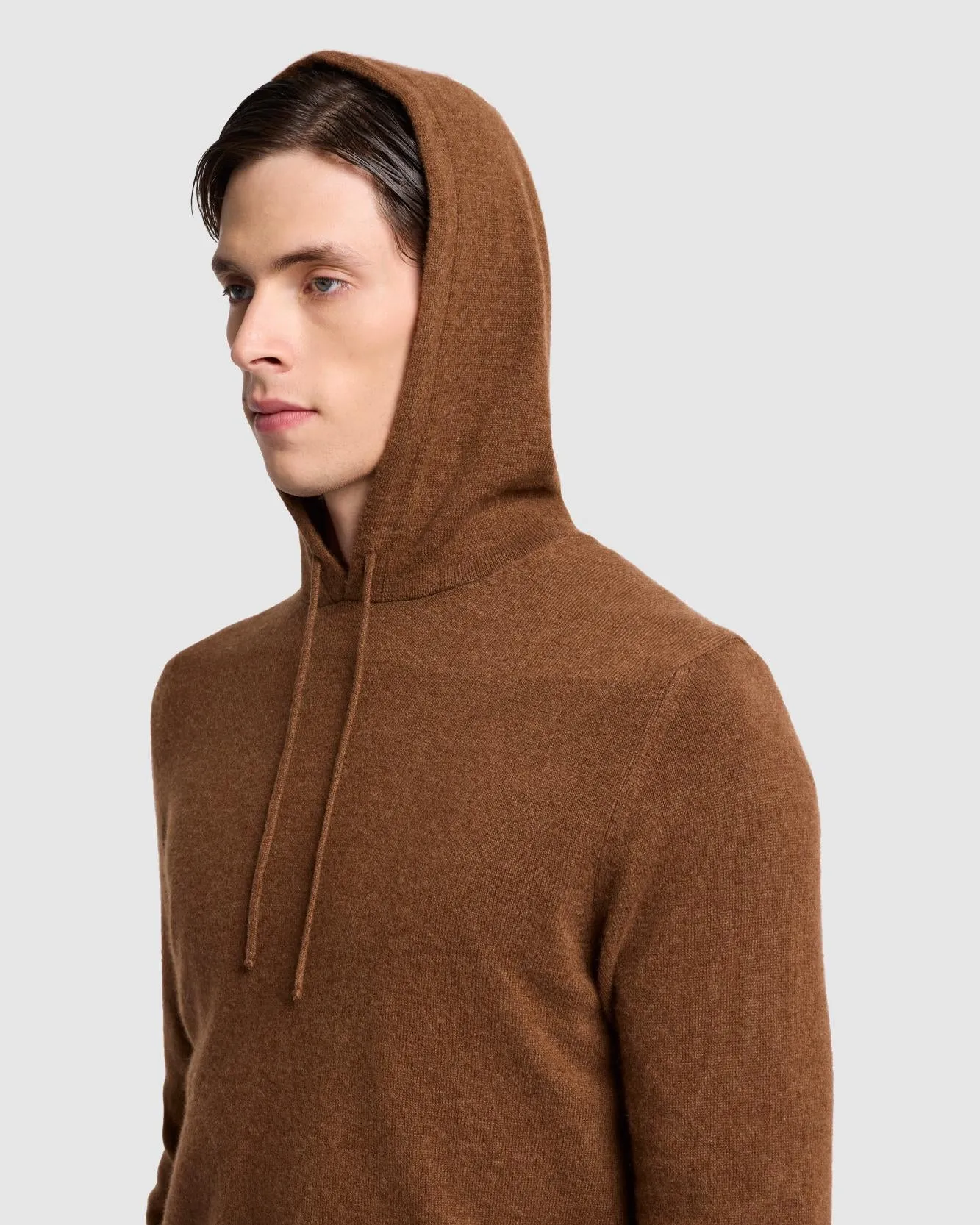 Cashmere Hoodie in Nutshell