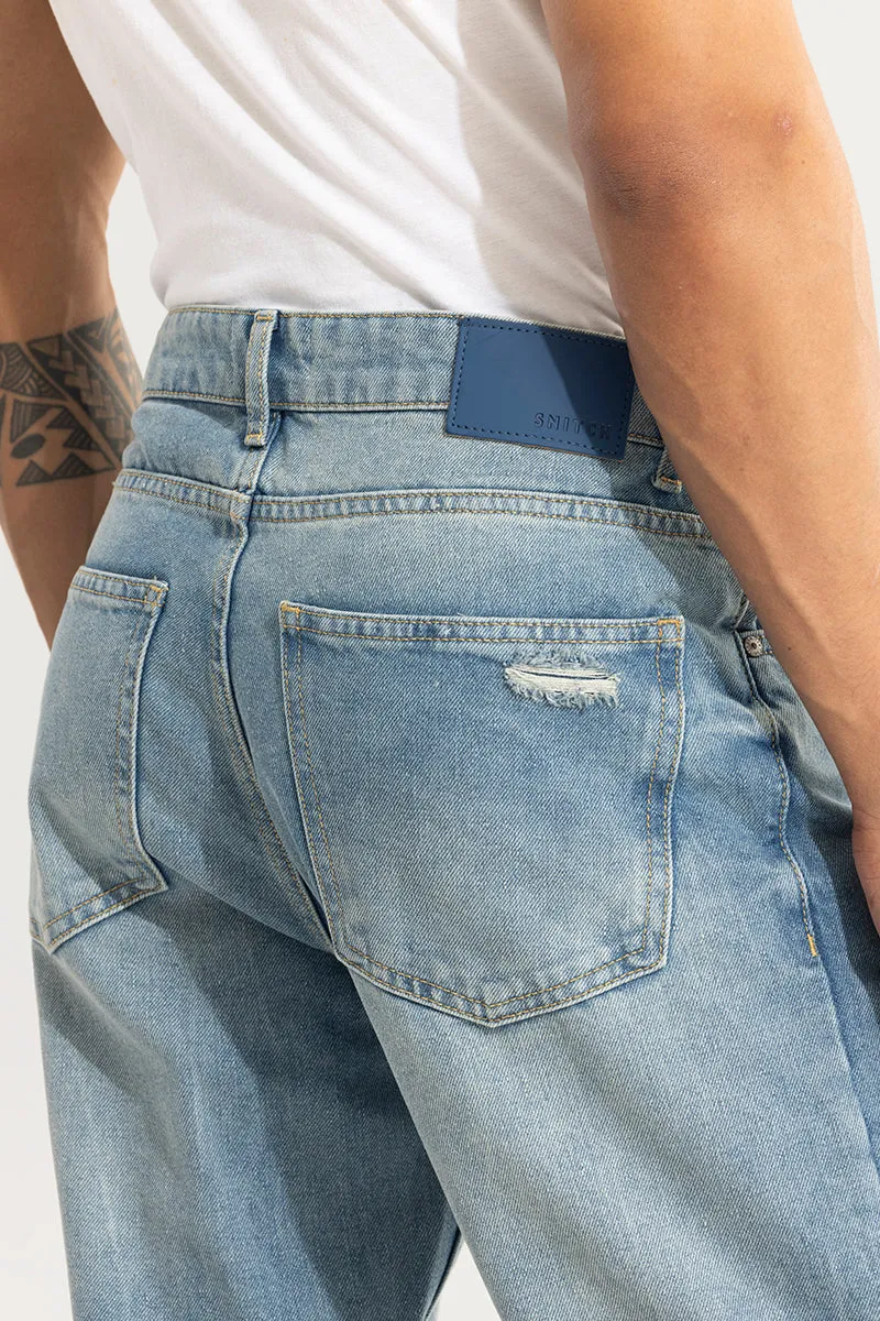 Castor Light Blue Baggy Jeans