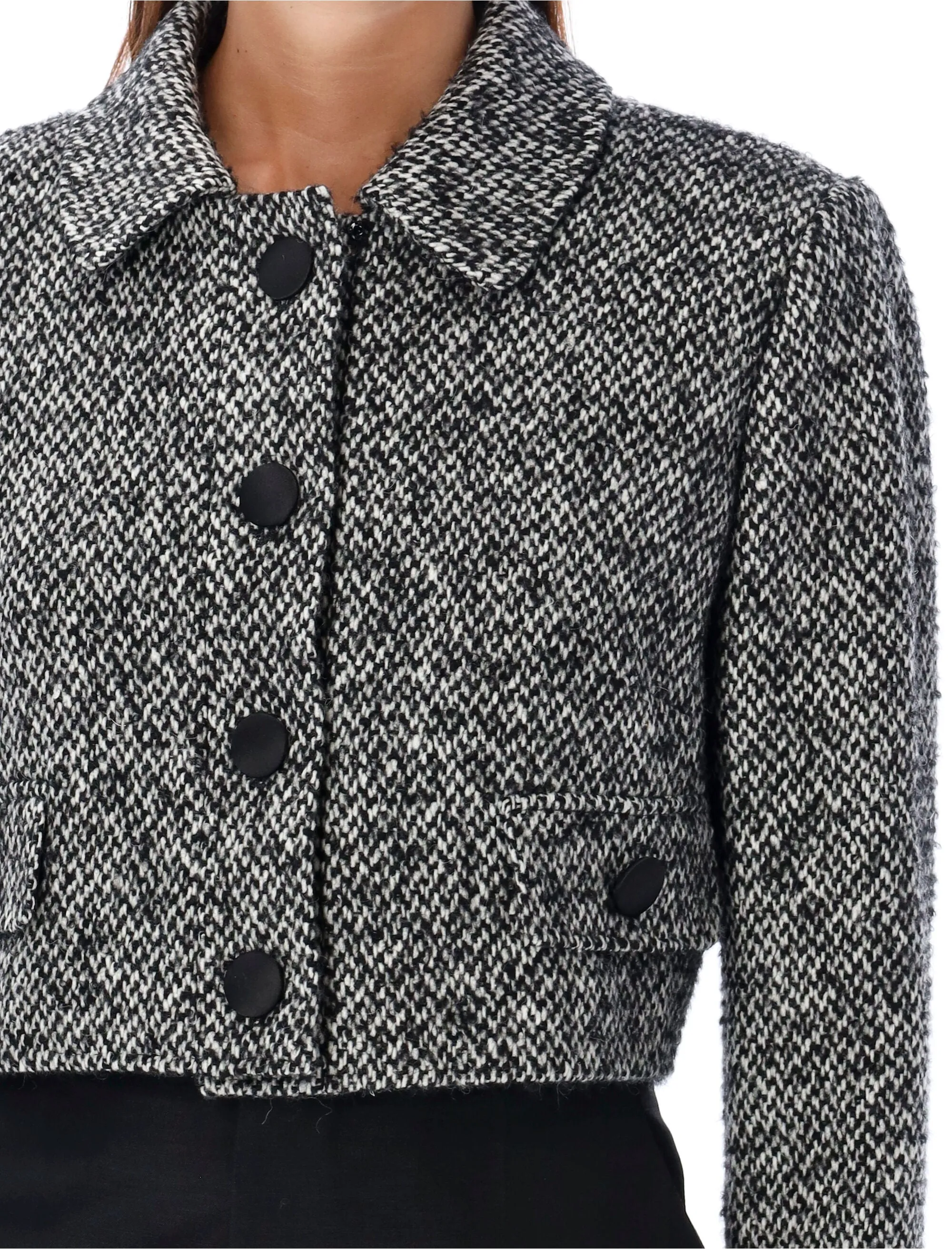 CROPPED TWEED JACKET