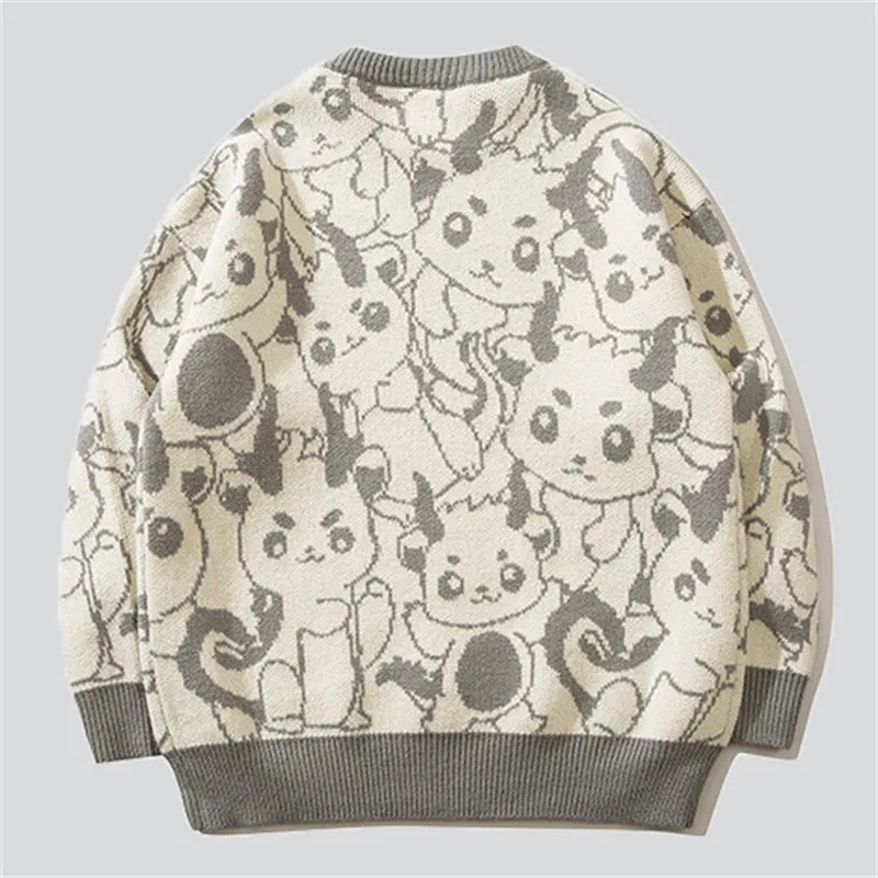 Dragon BabyCartoon Round Neck Sweater