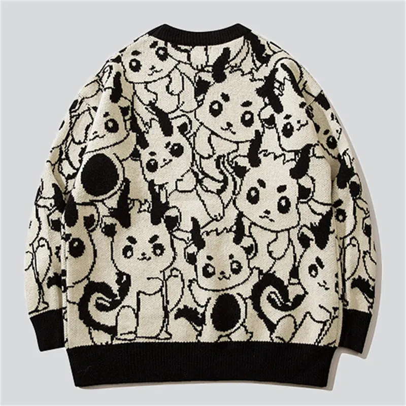 Dragon BabyCartoon Round Neck Sweater