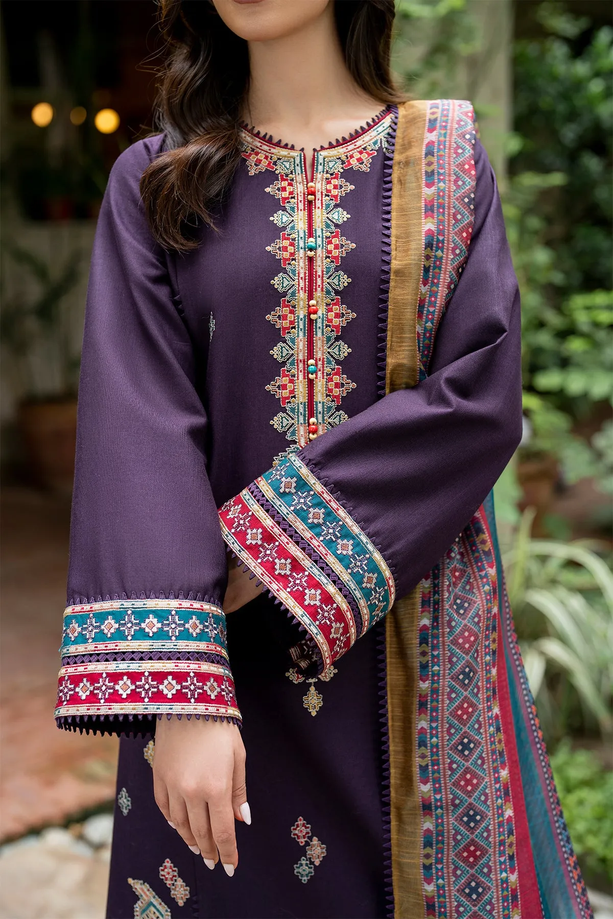 EMBROIDERED KHADDAR RTW-1128