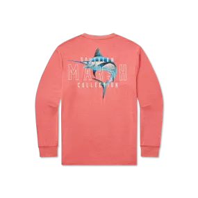 FieldTec™ Heathered Tee - Swordfish - Long Sleeve