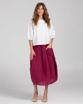 Guru Skirt - Deep Magenta