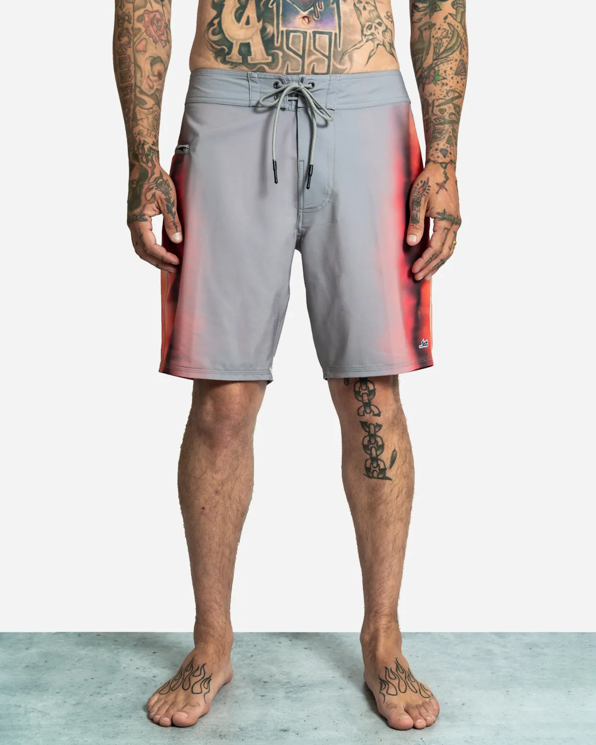 Highline Boardshort Vertical Dye Grey