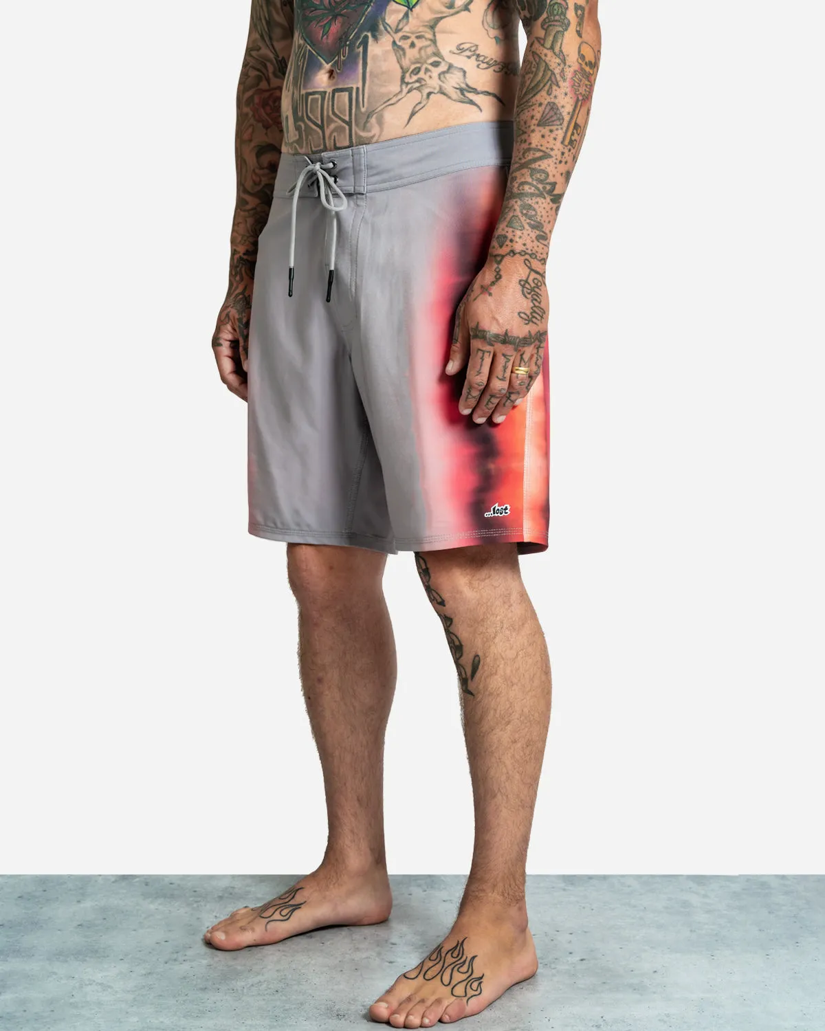 Highline Boardshort Vertical Dye Grey