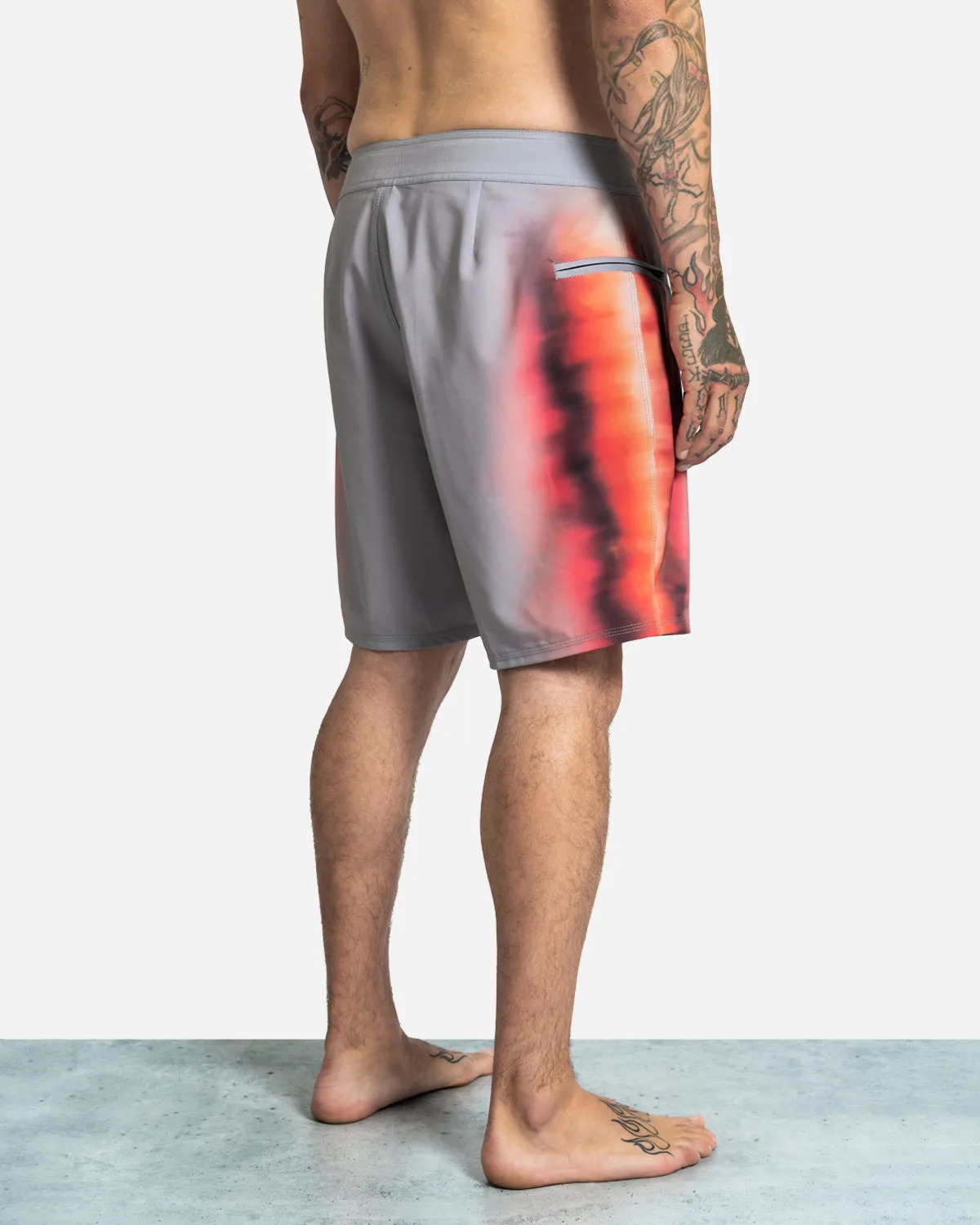 Highline Boardshort Vertical Dye Grey