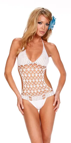 Hipster Crochet One Piece Swim Suit