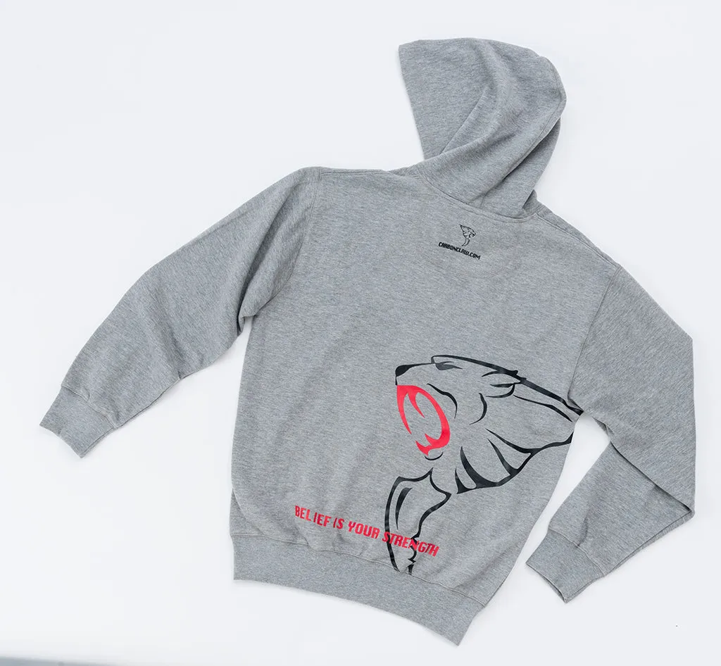 Hoodie Long Sleeve - Black or Grey