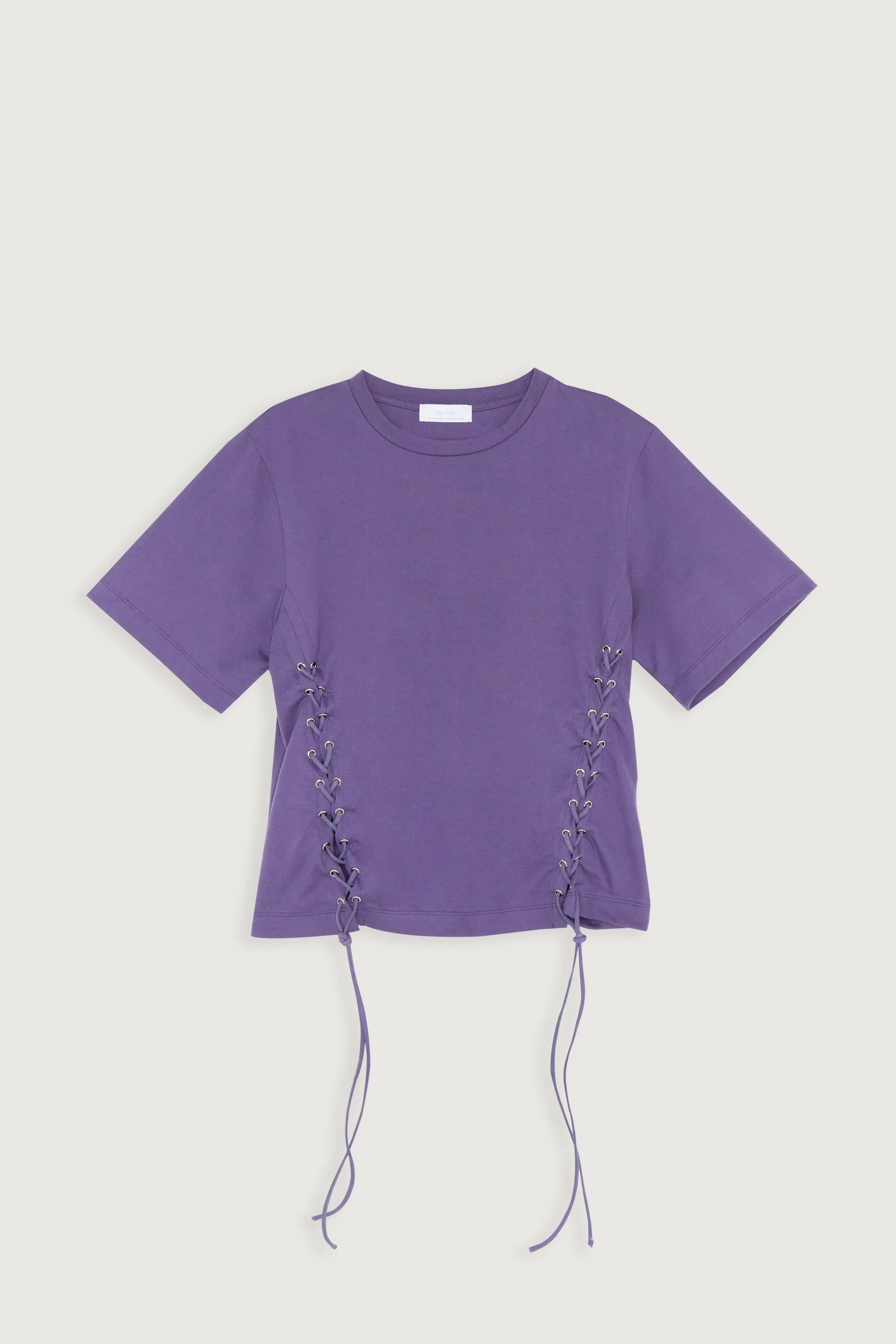 LACE UP T-SHIRT