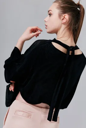 Leslie Tie-Back Oversized Top