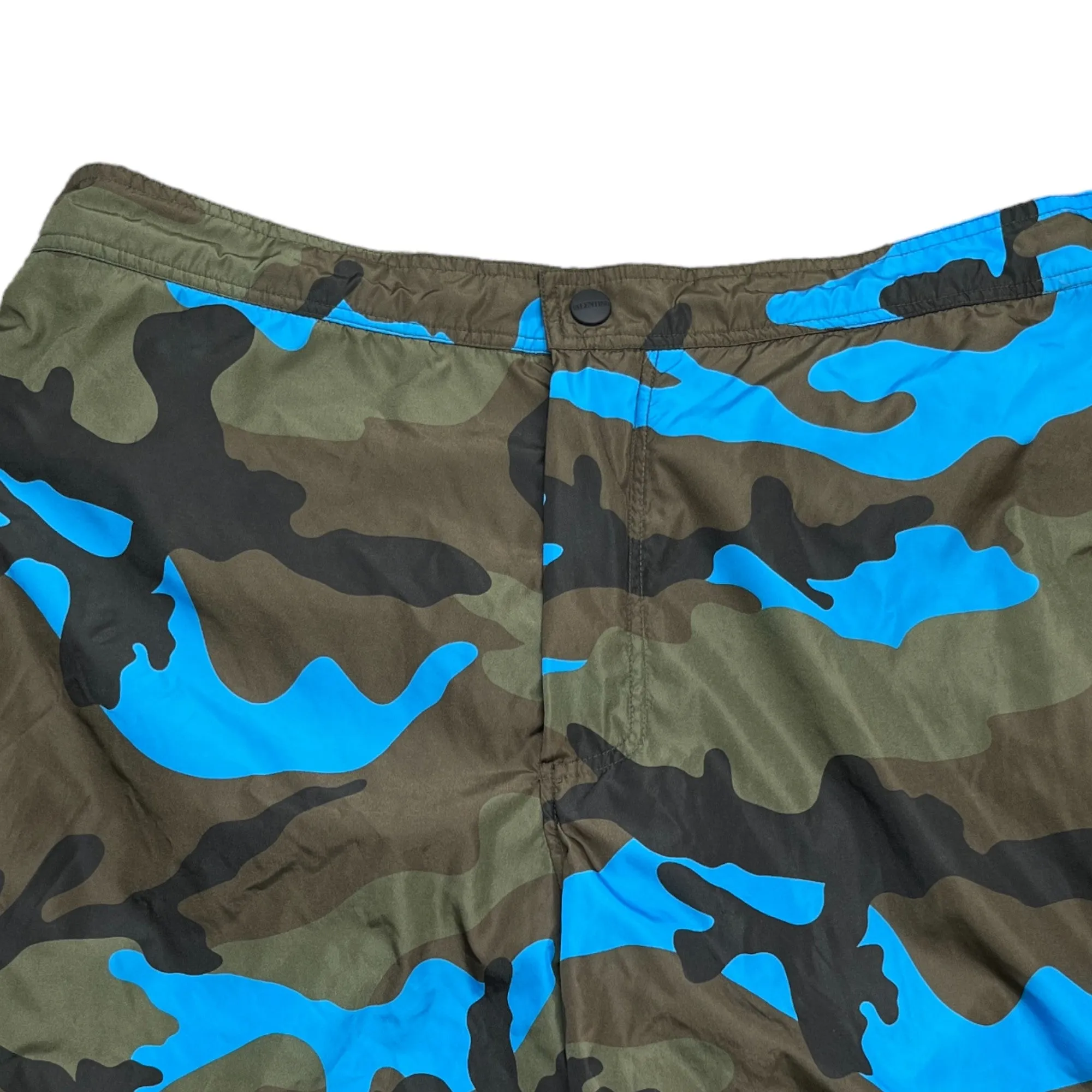 Men's Camouflage Swim Shorts Khaki Size W32 / IT 48