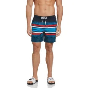 Multi Stripe Swim Short