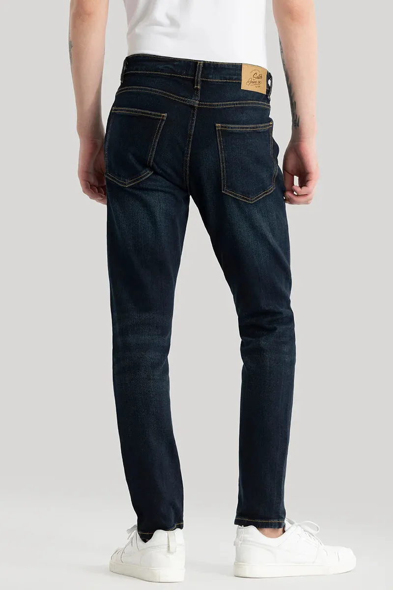 Pascaline Indigo Distressed Slim Fit Jeans