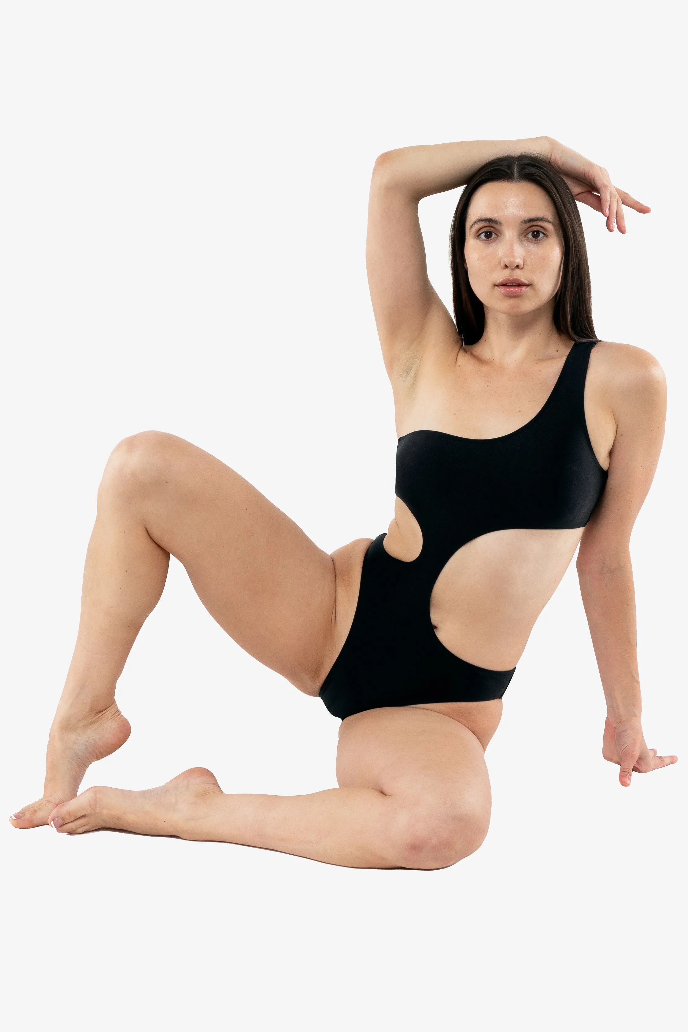 RNT120 - Asymmetrical One Piece Swimsuit