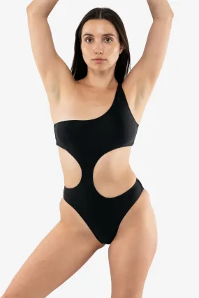 RNT120 - Asymmetrical One Piece Swimsuit