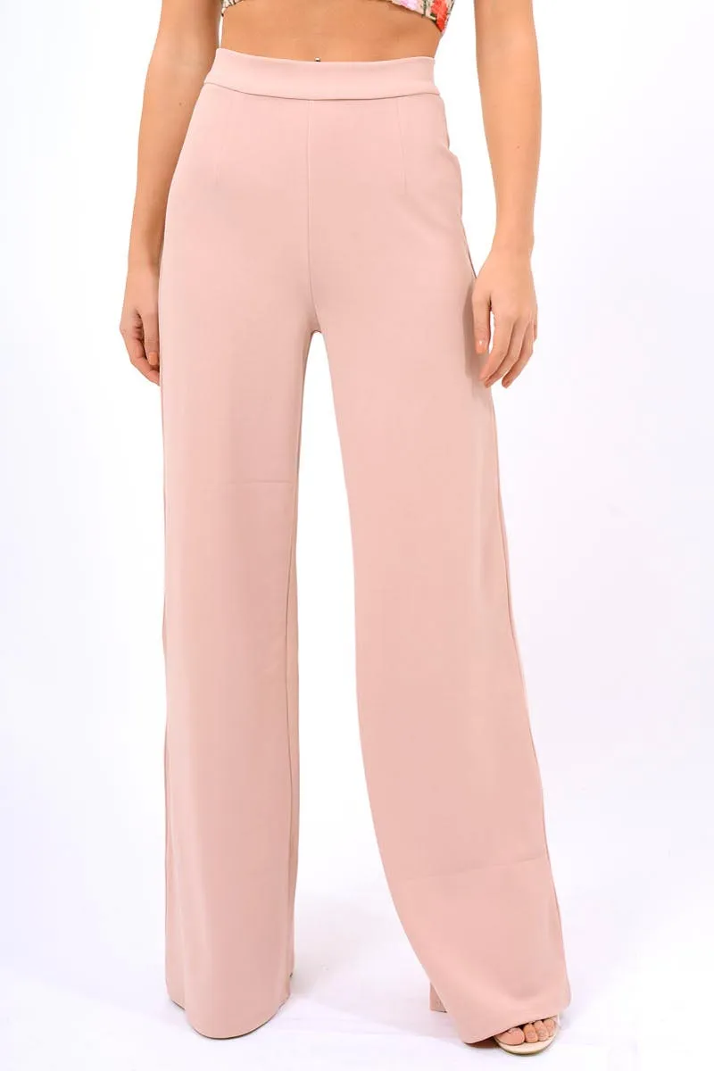 Rose High Waist Flare Trousers -Tisha