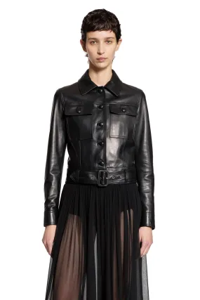 SAINT LAURENT WOMAN BLACK JACKETS