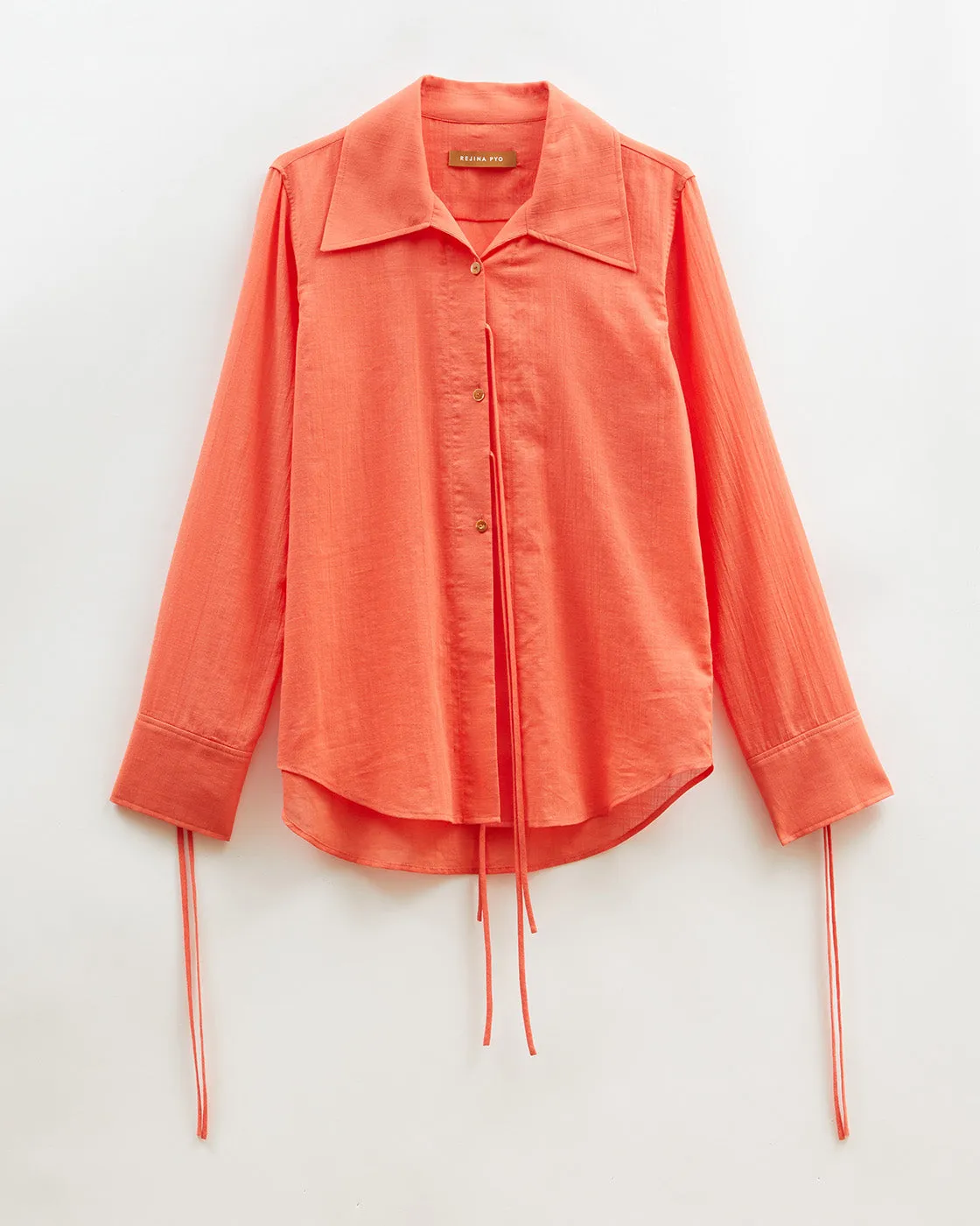 Saskia Shirt Cotton Coral