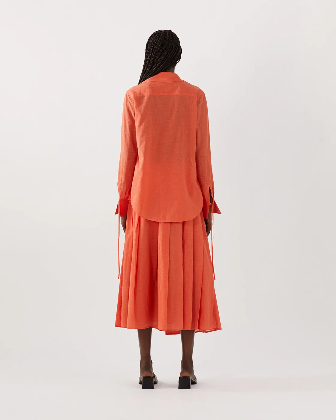 Saskia Shirt Cotton Coral