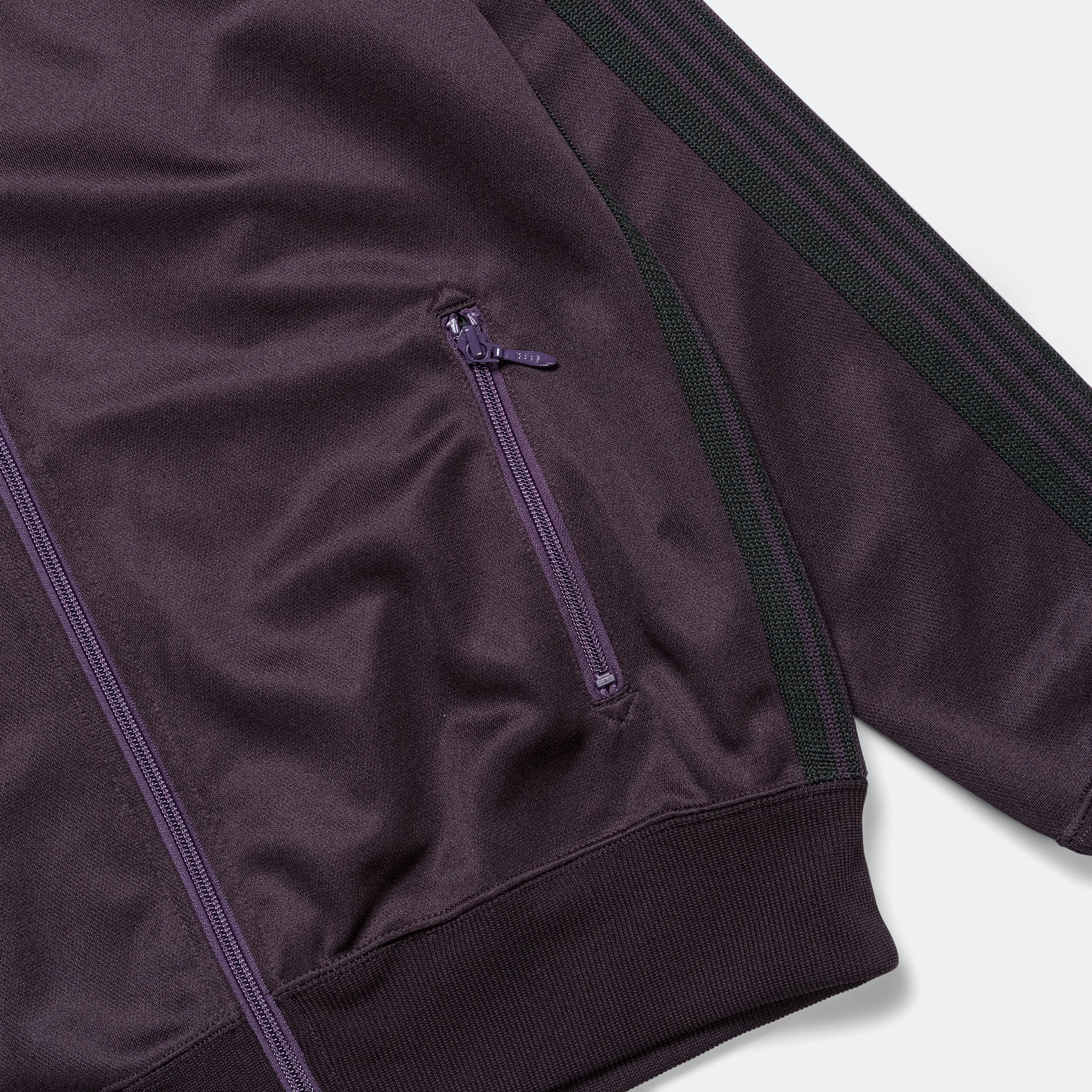 Track Jacket - Dark Purple Poly Smooth