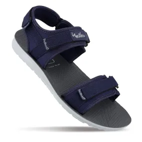 Walkaroo Men Strappy Floater Sandals  - WG5715 Blue