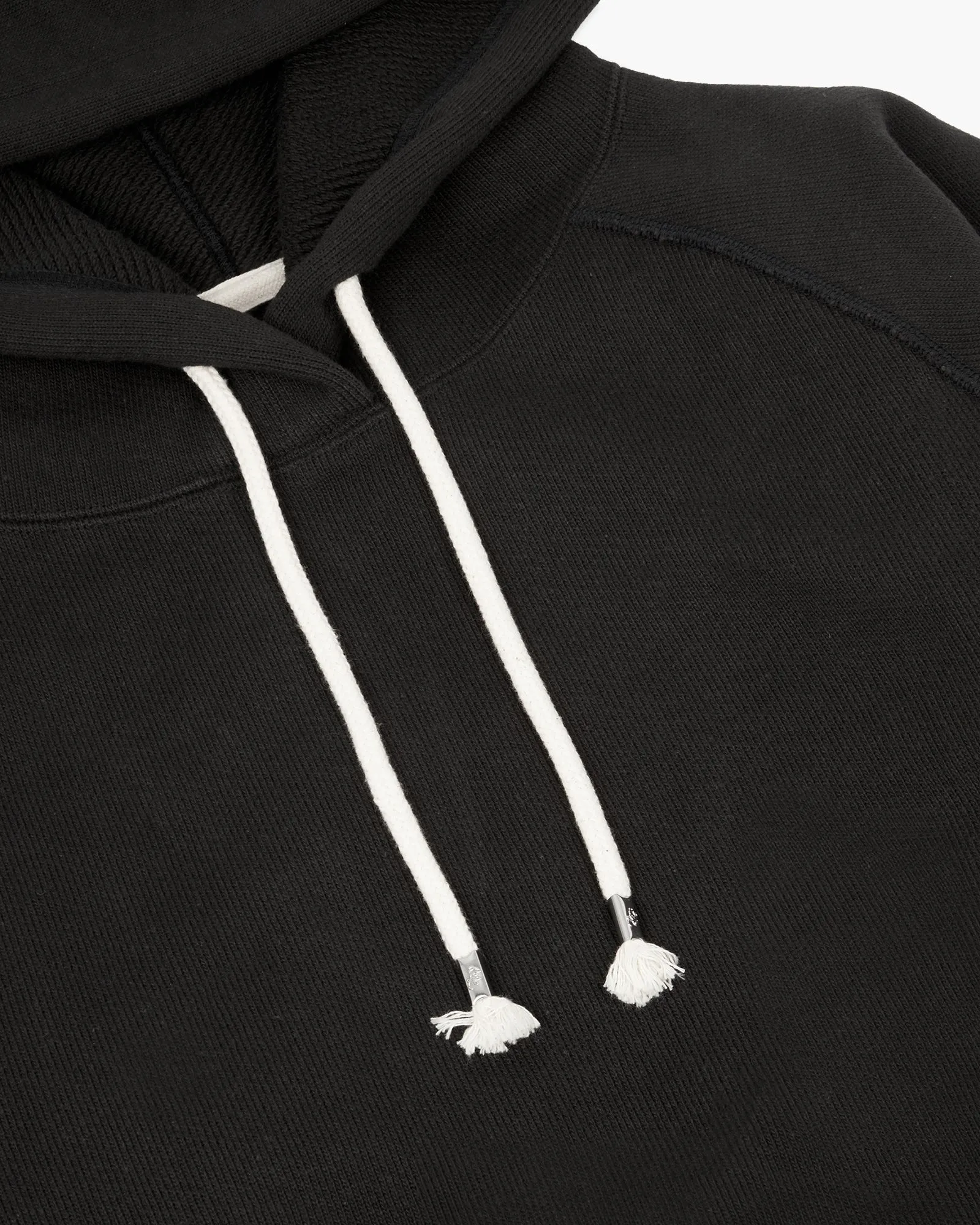 Wonder Looper 876gsm Double Heavyweight French Terry Pullover Hoodie - Sumi Black