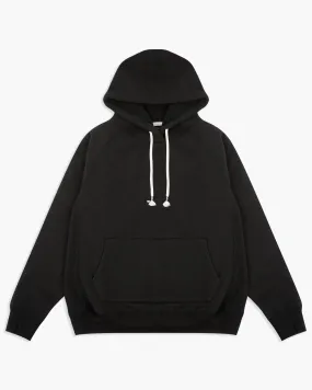 Wonder Looper 876gsm Double Heavyweight French Terry Pullover Hoodie - Sumi Black